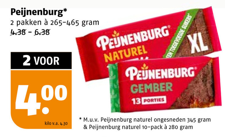 Peijnenburg   ontbijtkoek folder aanbieding bij  Poiesz - details