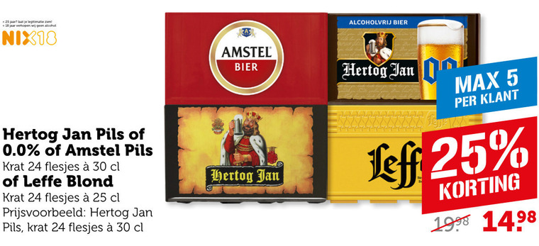 Hertog Jan   krat bier folder aanbieding bij  Coop - details