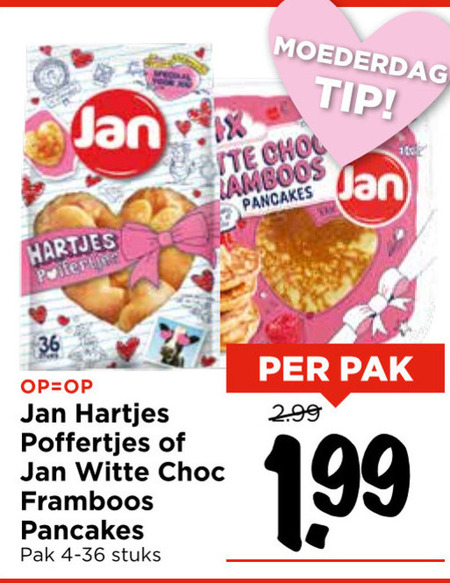 Jan   pannenkoek, poffertjes folder aanbieding bij  Vomar - details