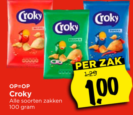 Croky   chips folder aanbieding bij  Vomar - details