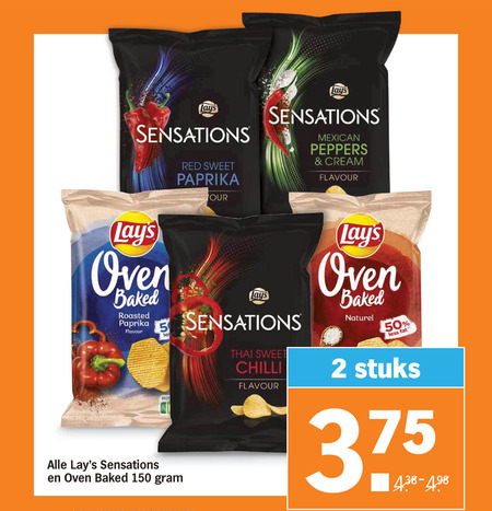 Lays   chips folder aanbieding bij  Albert Heijn - details
