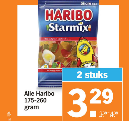 Haribo   snoep folder aanbieding bij  Albert Heijn - details