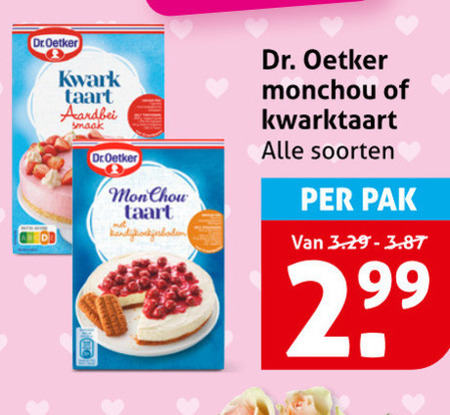 Dr Oetker   bakmix folder aanbieding bij  Hoogvliet - details