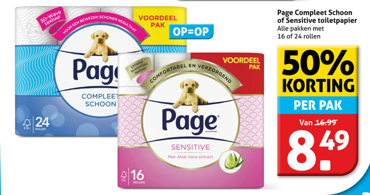 Page   toiletpapier folder aanbieding bij  Hoogvliet - details