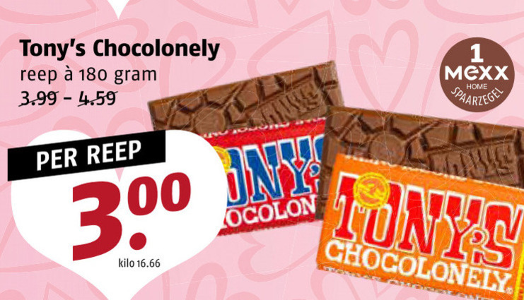 Tony Chocolony   chocolade folder aanbieding bij  Poiesz - details
