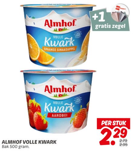 Almhof   kwark folder aanbieding bij  Dekamarkt - details