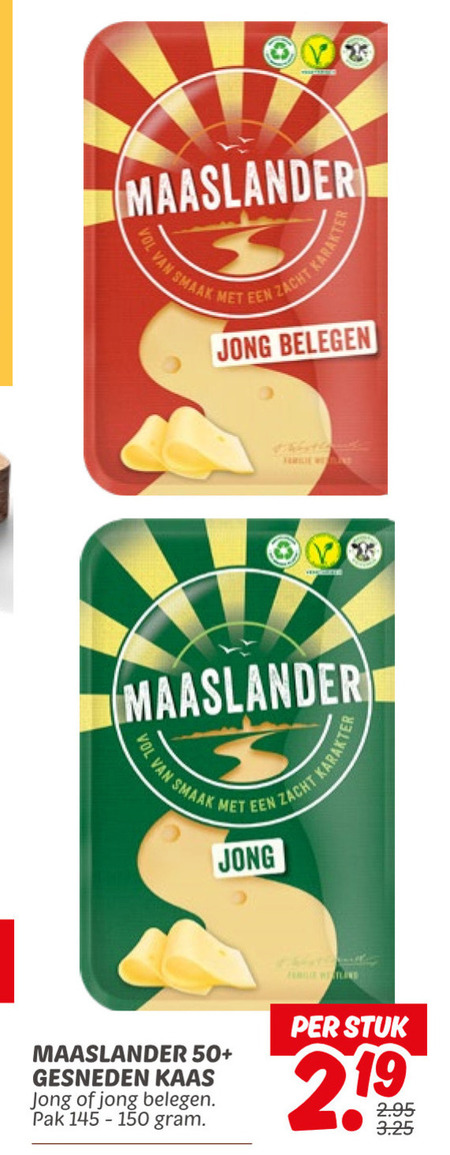 Maaslander   kaasplakken folder aanbieding bij  Dekamarkt - details