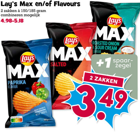 Lays   chips folder aanbieding bij  Boons Markt - details