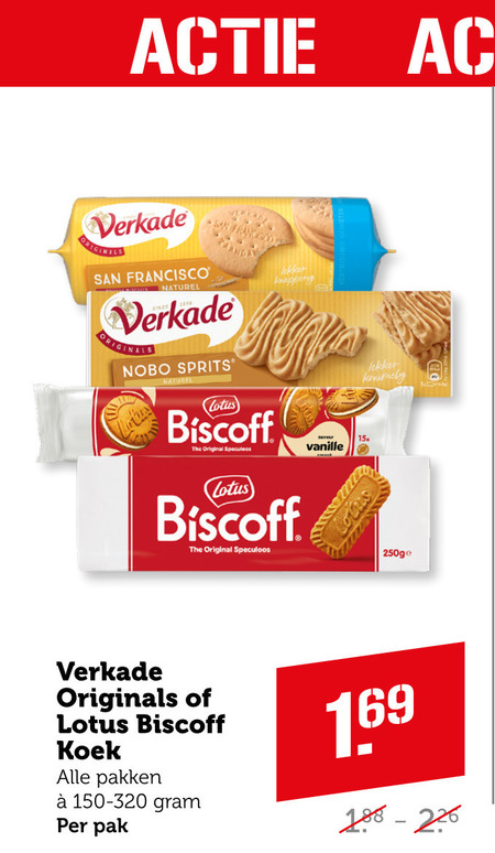 Verkade   biscuits folder aanbieding bij  Coop - details