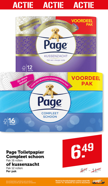 Page   toiletpapier folder aanbieding bij  Coop - details