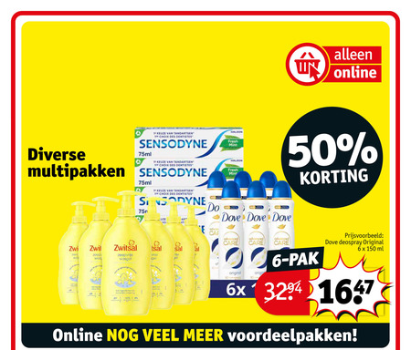 Dove   deodorant, babyverzorging folder aanbieding bij  Kruidvat - details
