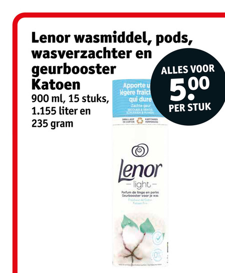 Lenor   wasmiddel folder aanbieding bij  Kruidvat - details