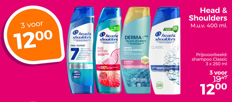 Head and Shoulders   shampoo folder aanbieding bij  Trekpleister - details