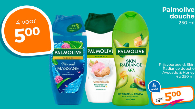 Palmolive   douchegel folder aanbieding bij  Trekpleister - details