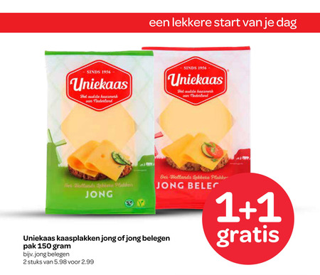 Uniekaas   kaasplakken folder aanbieding bij  Spar - details