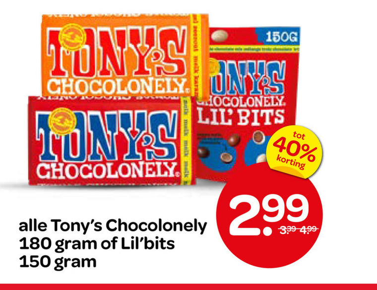 Tony Chocolony   chocolade folder aanbieding bij  Spar - details