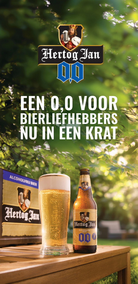 Hertog Jan   alcoholvrij bier folder aanbieding bij  Plus - details