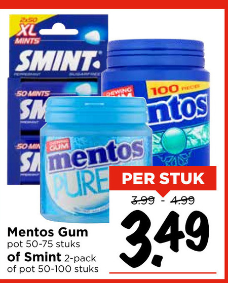 Smint   kauwgom folder aanbieding bij  Vomar - details