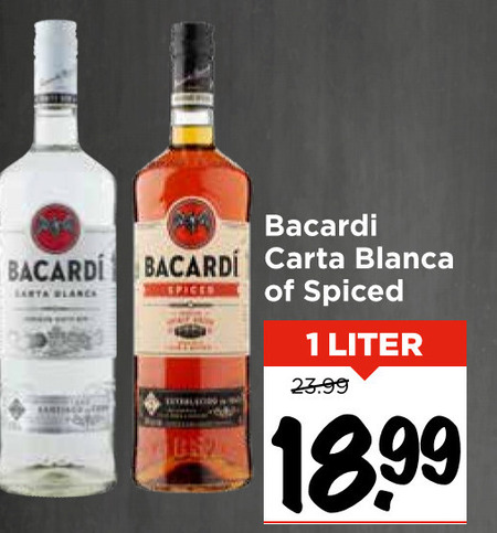 Bacardi   rum folder aanbieding bij  Vomar - details