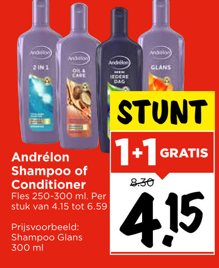 Andrelon   shampoo, conditioner folder aanbieding bij  Vomar - details