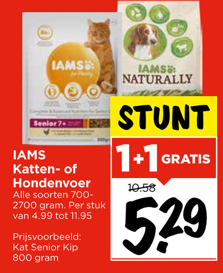 IAMS   hondenvoer, kattenvoer folder aanbieding bij  Vomar - details