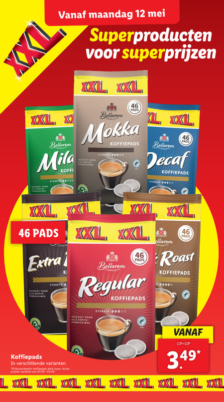 Bellarom   koffiepad folder aanbieding bij  Lidl - details