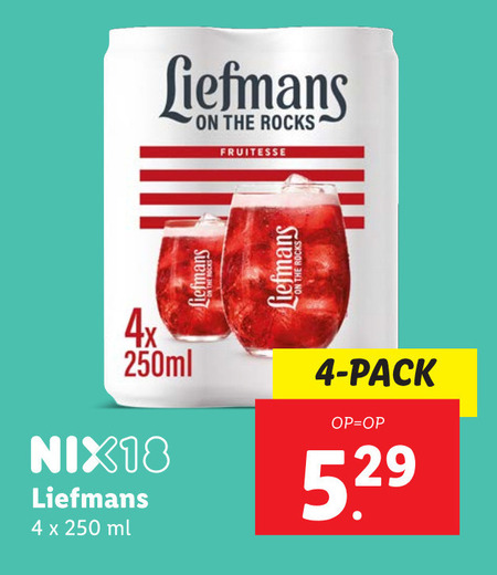 Liefmans   rose bier folder aanbieding bij  Lidl - details