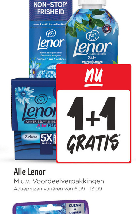 Lenor   wasverzachter folder aanbieding bij  Jumbo - details