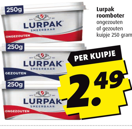 lurpak   roomboter folder aanbieding bij  Boni - details