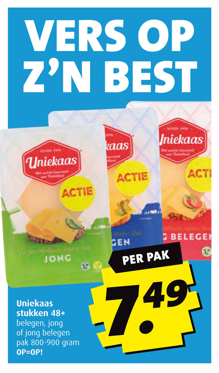 Uniekaas   kaas folder aanbieding bij  Boni - details