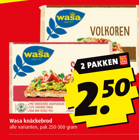 Wasa   knackebrod folder aanbieding bij  Boni - details