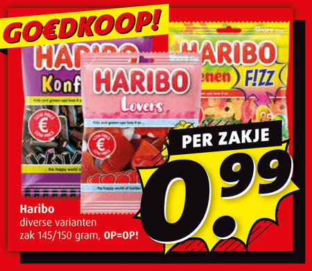 Haribo   snoep folder aanbieding bij  Boni - details