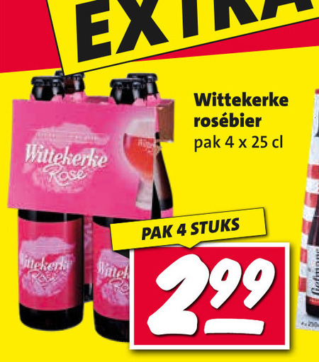 Wittekerke   rose bier folder aanbieding bij  Nettorama - details