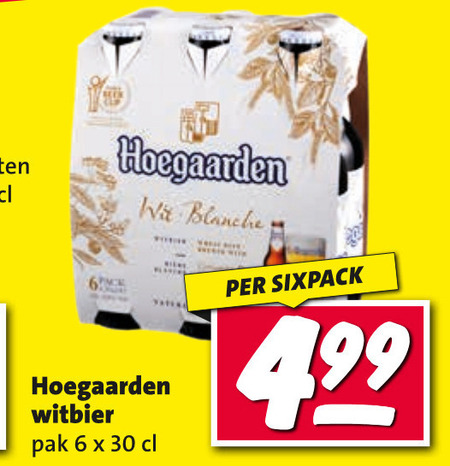 Hoegaarden   witbier folder aanbieding bij  Nettorama - details