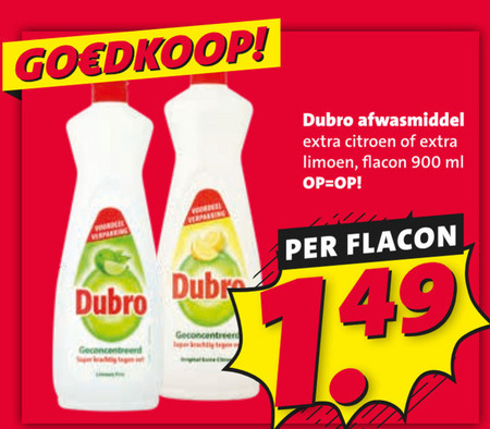 Dubro   afwasmiddel folder aanbieding bij  Nettorama - details
