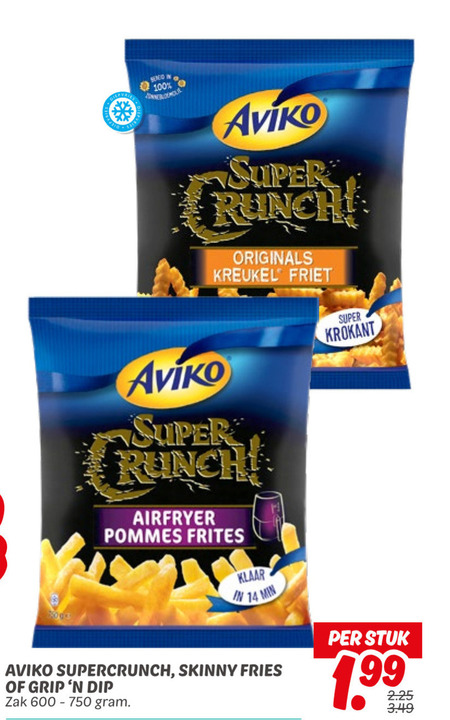 Aviko   patat folder aanbieding bij  Dekamarkt - details