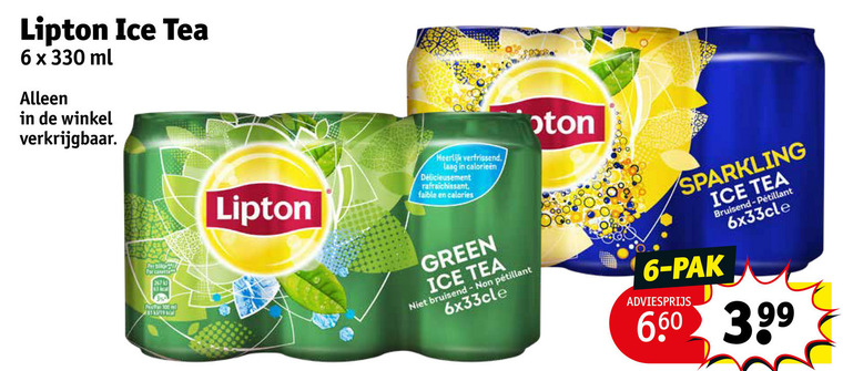 Lipton   ice tea folder aanbieding bij  Kruidvat - details