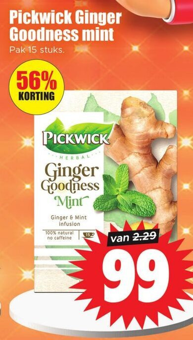 Pickwick   thee folder aanbieding bij  Dirk - details