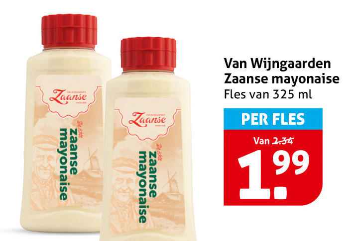 Wijngaarden   mayonaise folder aanbieding bij  Hoogvliet - details