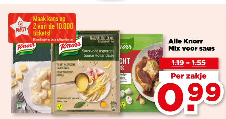 Knorr   maaltijdsaus folder aanbieding bij  Plus - details
