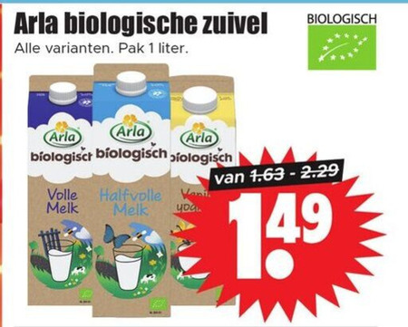 Arla   melk, zuivel folder aanbieding bij  Dirk - details