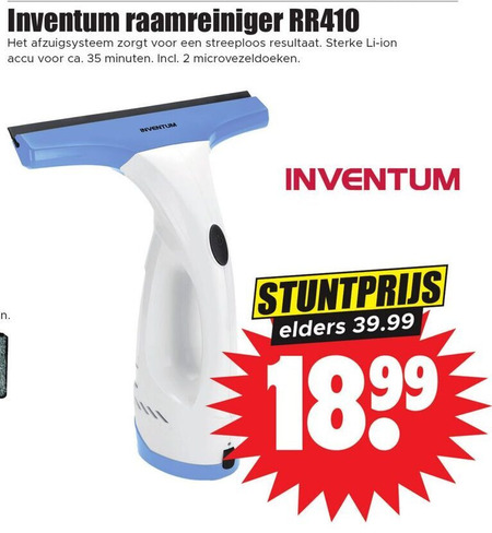 Inventum   ramenwasmachine folder aanbieding bij  Dirk - details