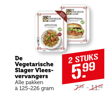 De vegetarische Slager   vegetarisch folder aanbieding bij  Coop - details