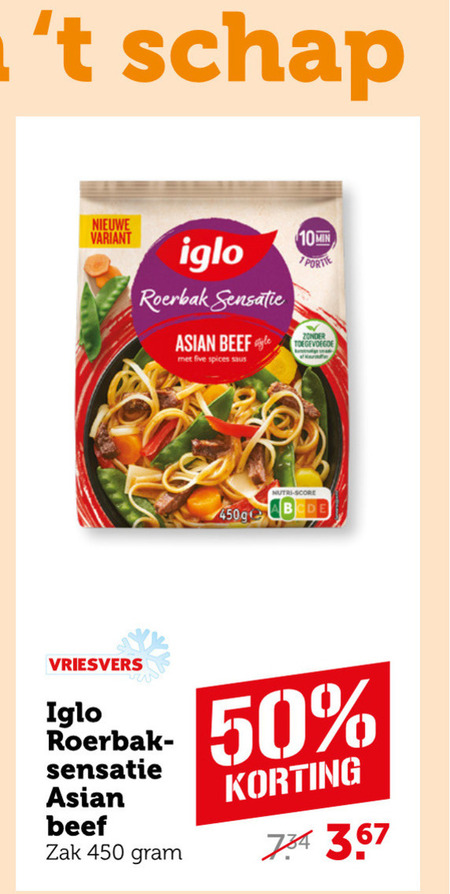 Iglo   diepvriesmaaltijd folder aanbieding bij  Coop - details