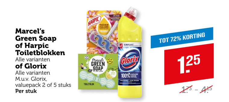 Glorix   toiletblok folder aanbieding bij  Coop - details