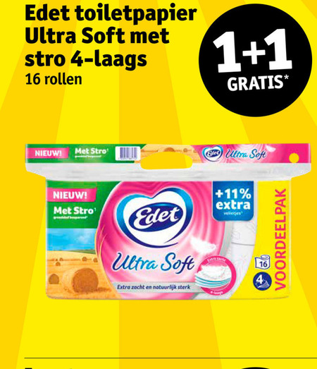 Edet   toiletpapier folder aanbieding bij  Kruidvat - details