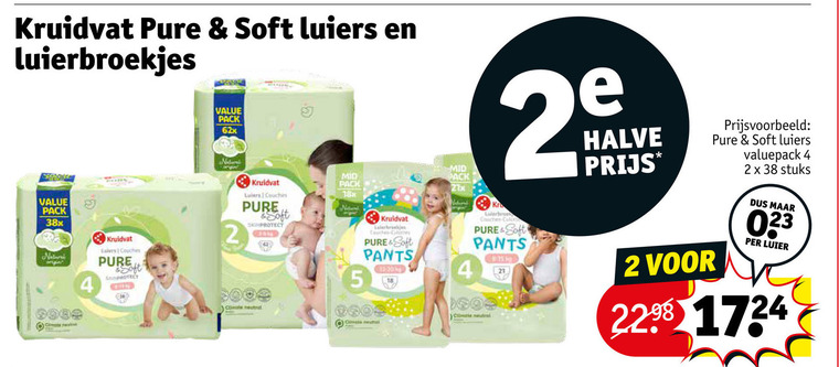 Kruidvat Huismerk   luierbroekjes, luiers folder aanbieding bij  Kruidvat - details