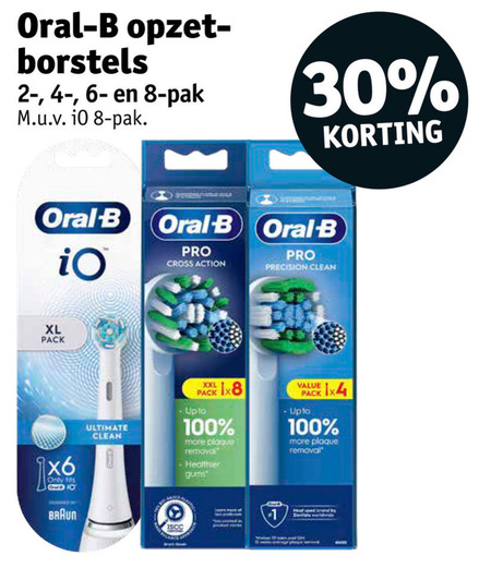 Braun Oral-B   opzetborstel folder aanbieding bij  Kruidvat - details