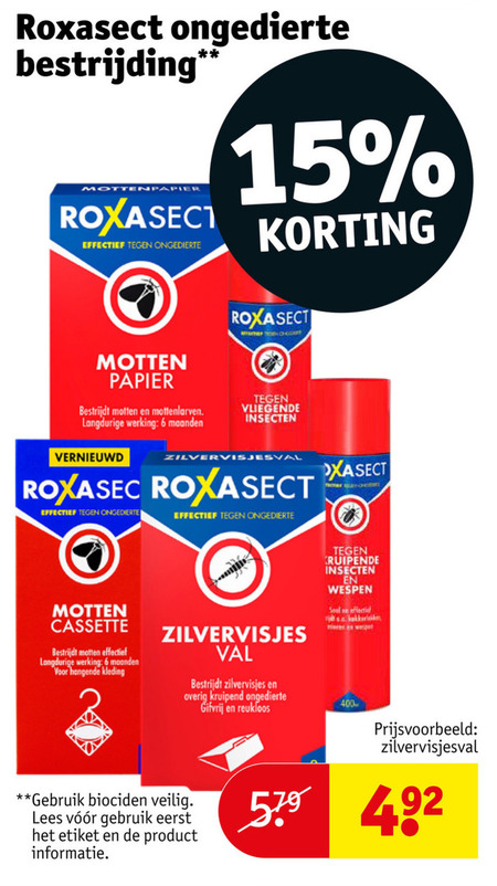 Roxasect   insectenbestrijding, ongedierte bestrijding folder aanbieding bij  Kruidvat - details