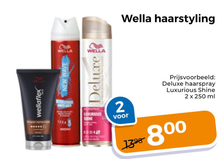 New Wave   hairspray, haargel folder aanbieding bij  Trekpleister - details
